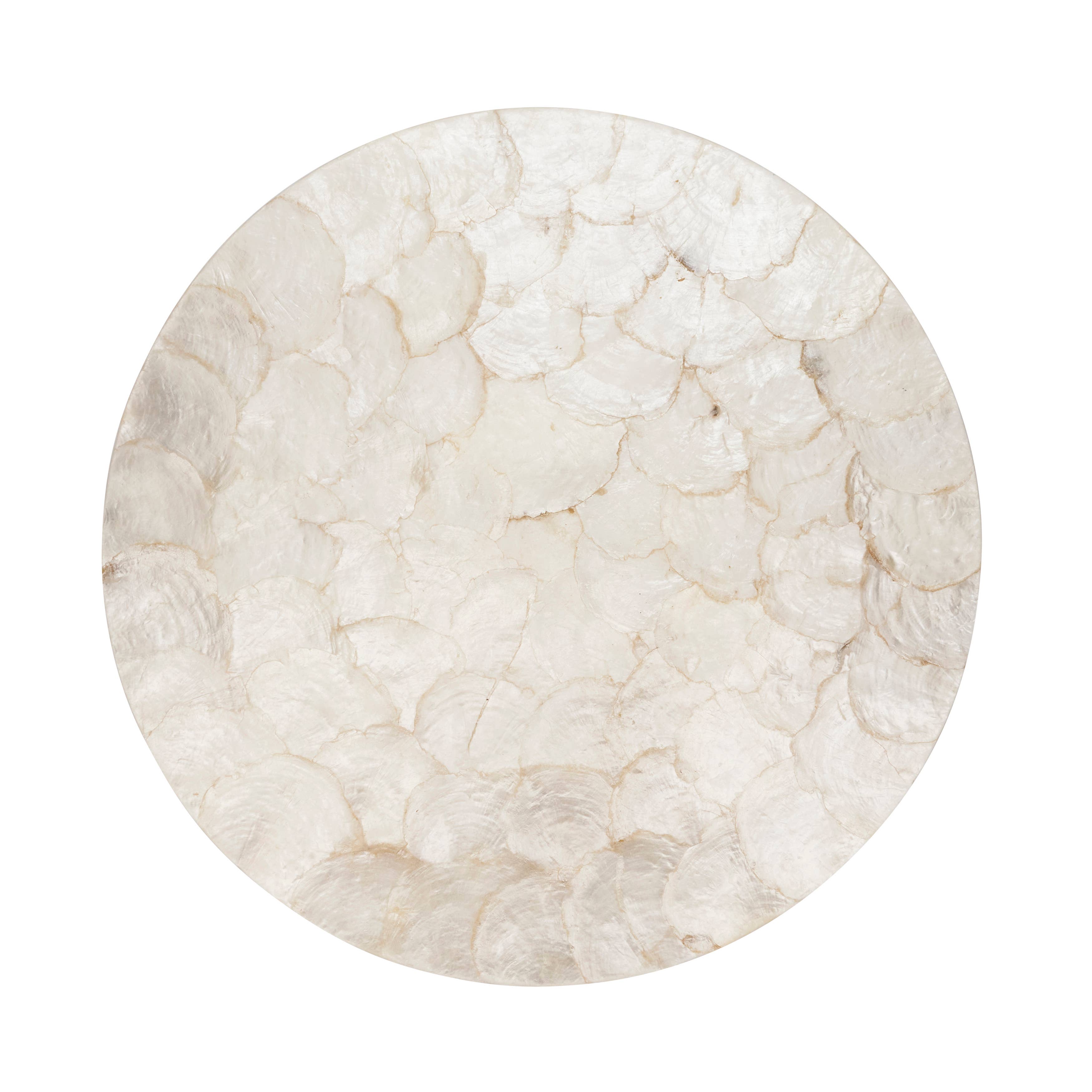 Ivory Wavy Capiz Shell Placemat for wholesale on Faire1