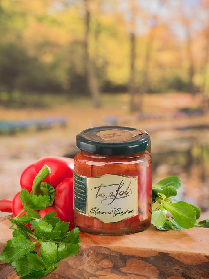Grillad Röd/Gul Paprika 280g för wholesale av ANTICO PASTIFICIO TEALDI SRL (Tealdi)