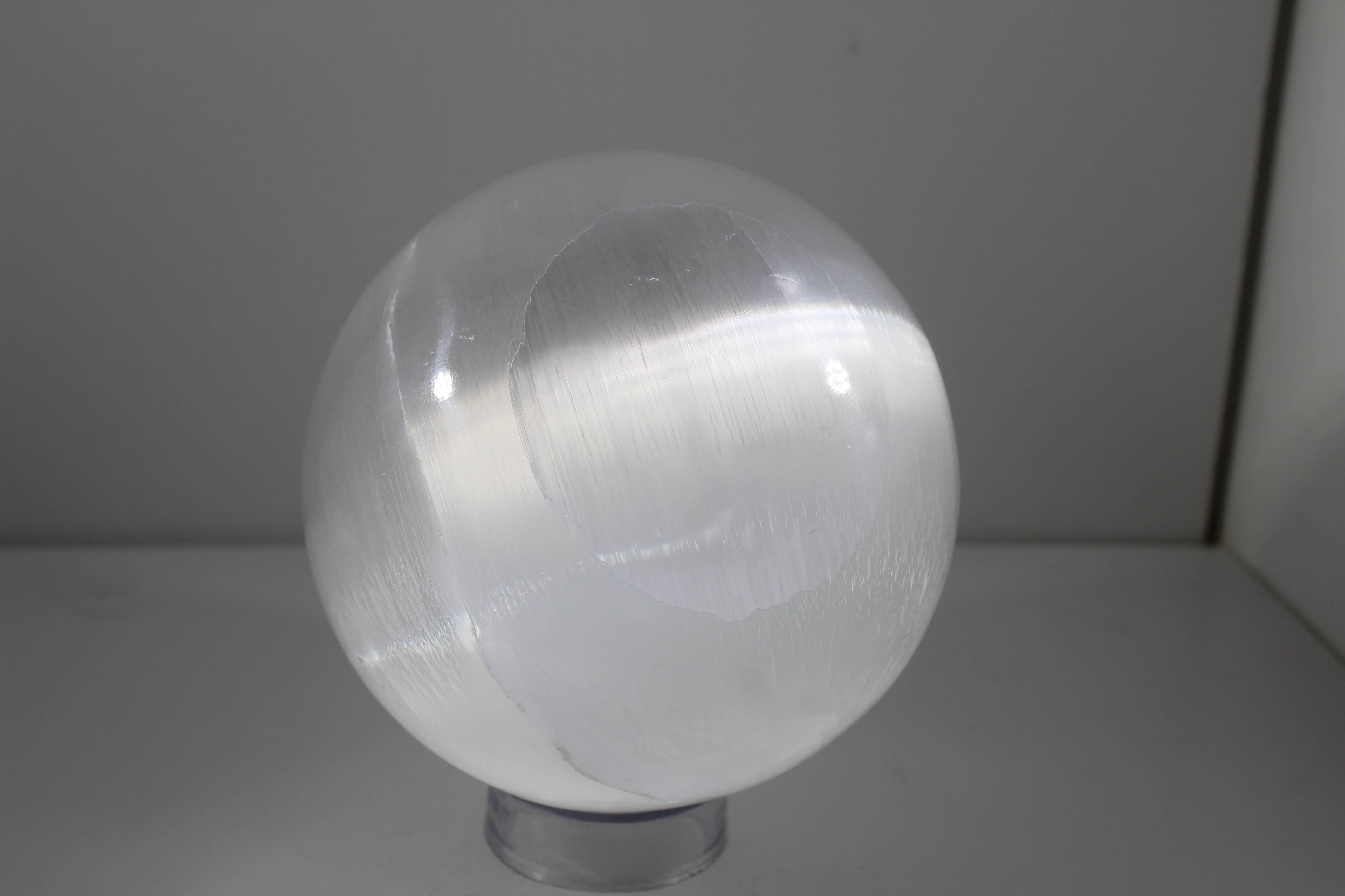 Quasar Gems USA - Wholesale Spiritual Stone/Crystal - Selenite Spheres 4cm to 12cm4