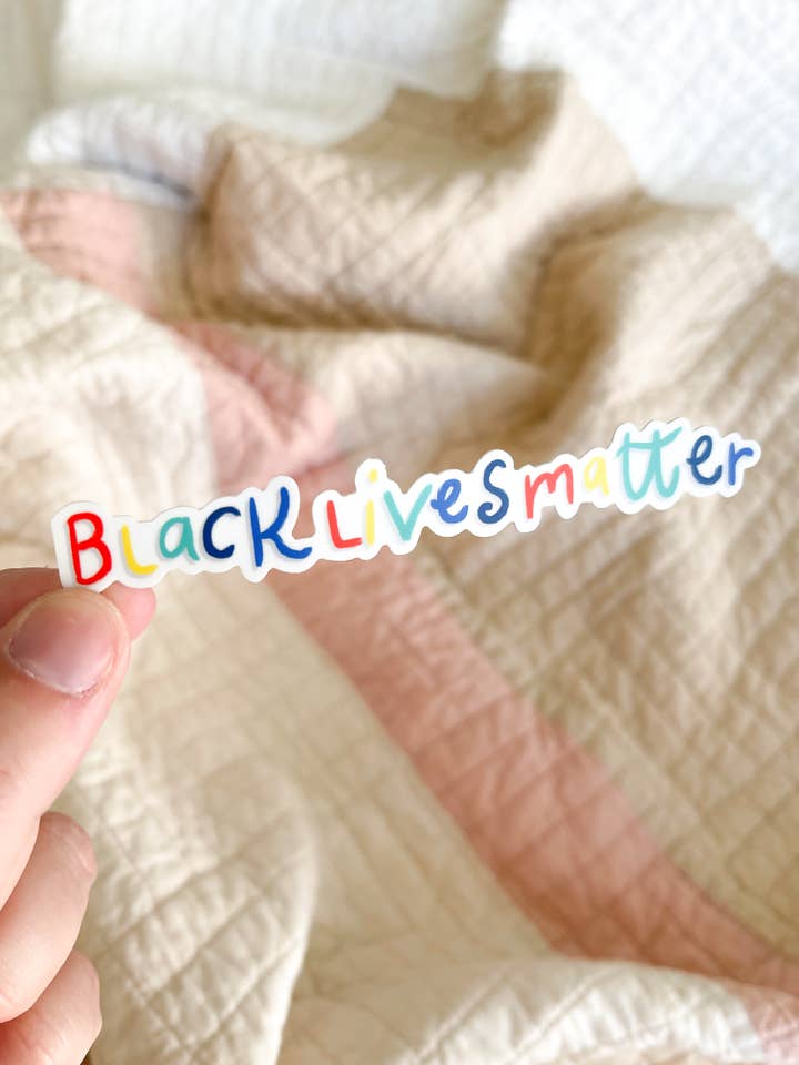 Adesivo Black Lives Matter por atacado de Put a Pompom on It