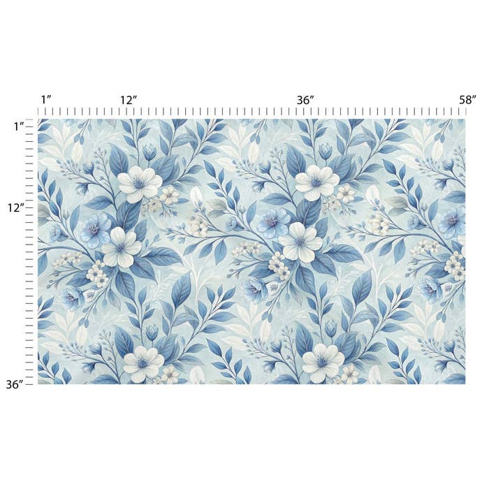 Watercolor Botanical 3 - Man Made Fabric By The Yard for wholesale by FabricSmiths