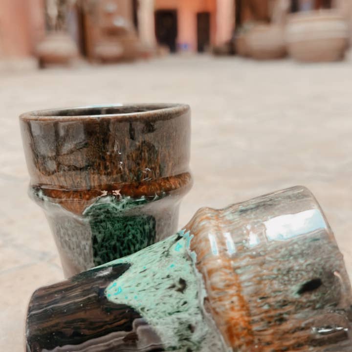 Tamegrouteshop - Wholesale Coffee Mug - Moroccan handmade Colorful coffee mug 16