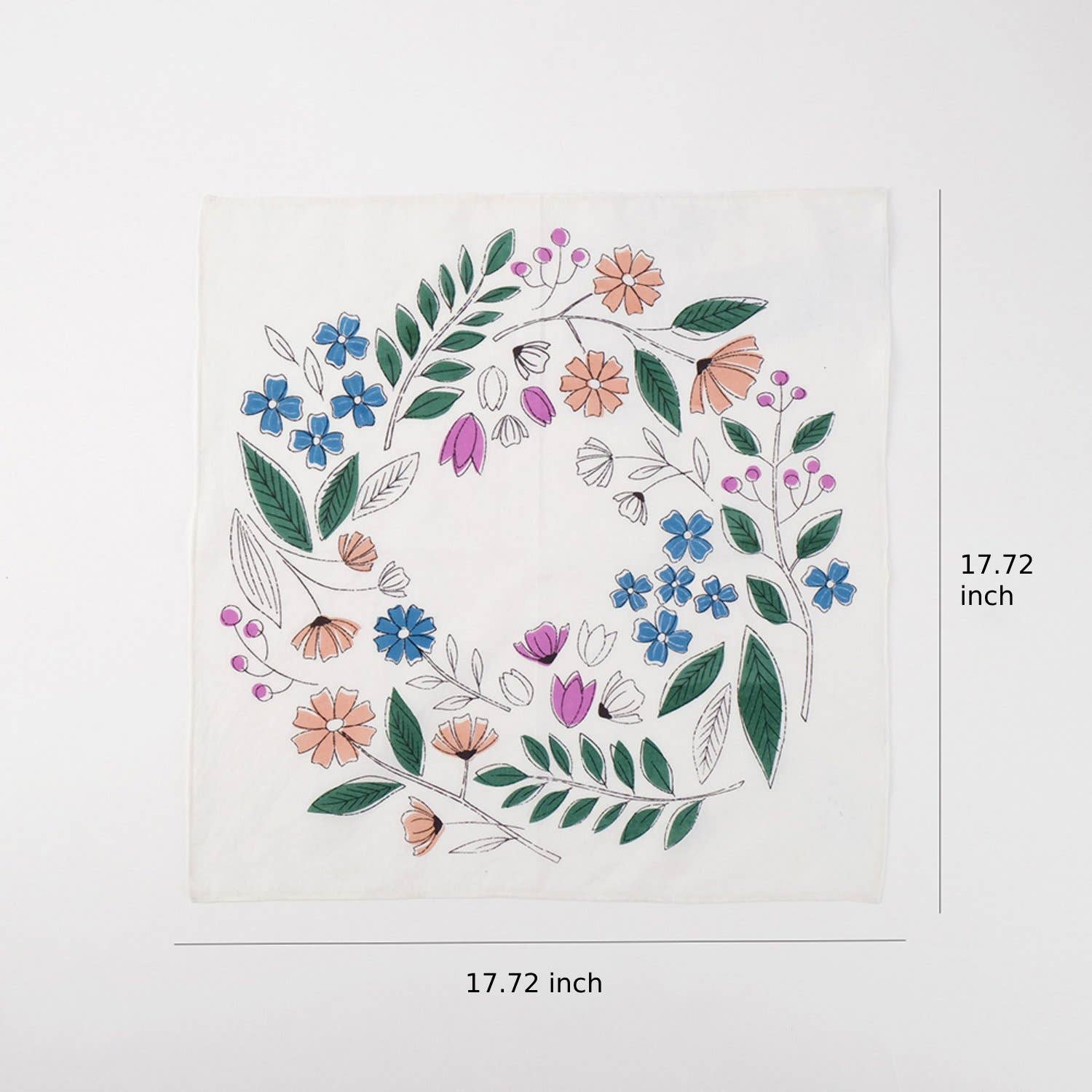 shesay – wholesale Handkerchief – Women's – Flower Wreath Pattern Handkerchief5