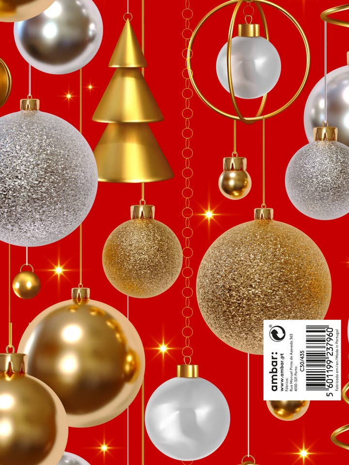 Julepapir Christmas Sparkle C30/435 for engroshandel hos ambar: