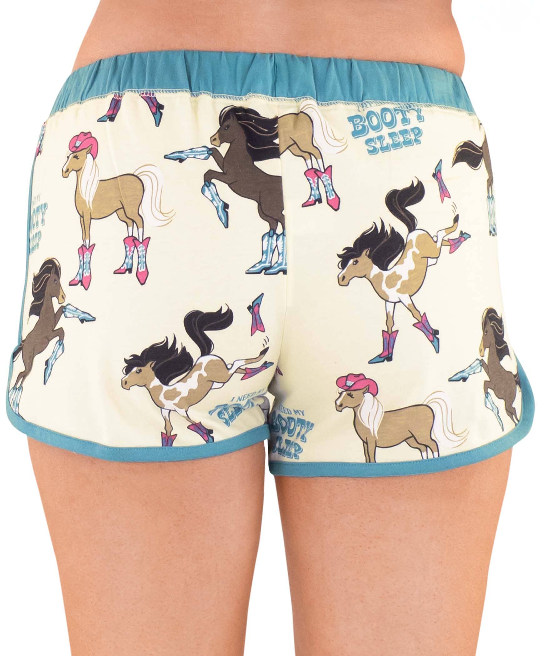 Lazy One - Wholesale Sleepwear Bottom - Women's - Booty Sleep Blue Women's PJ Shorts3