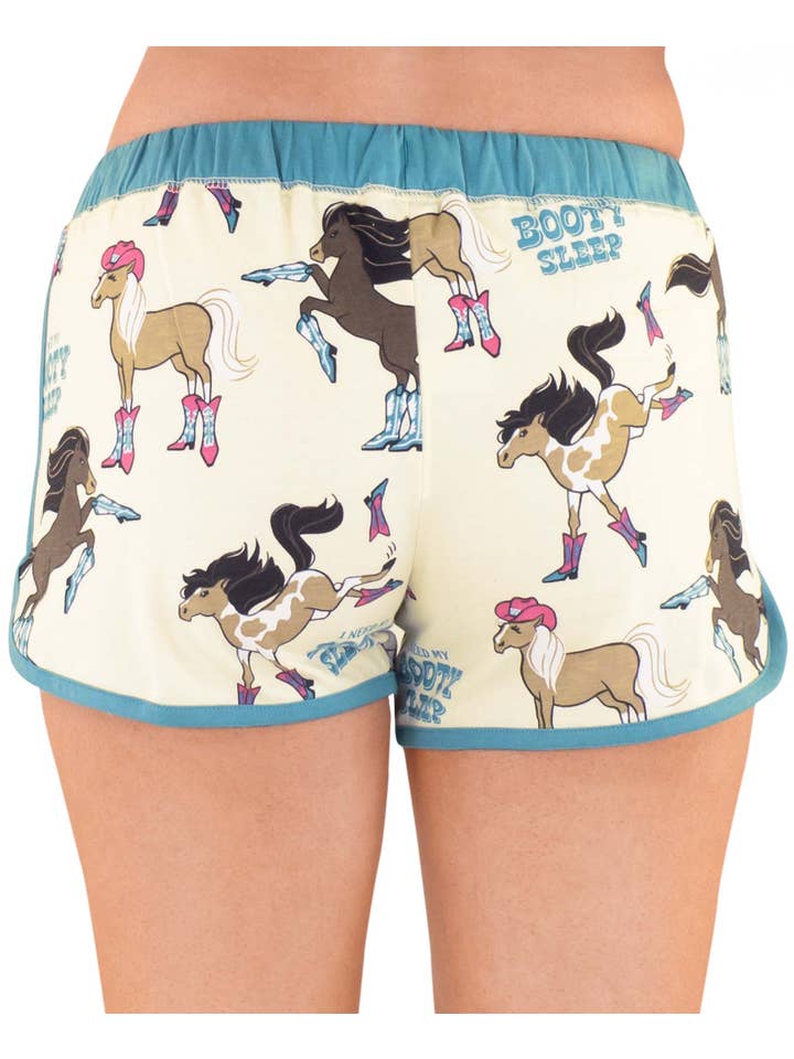 Lazy One - Wholesale Sleepwear Bottom - Women's - Booty Sleep Blue Women's PJ Shorts3