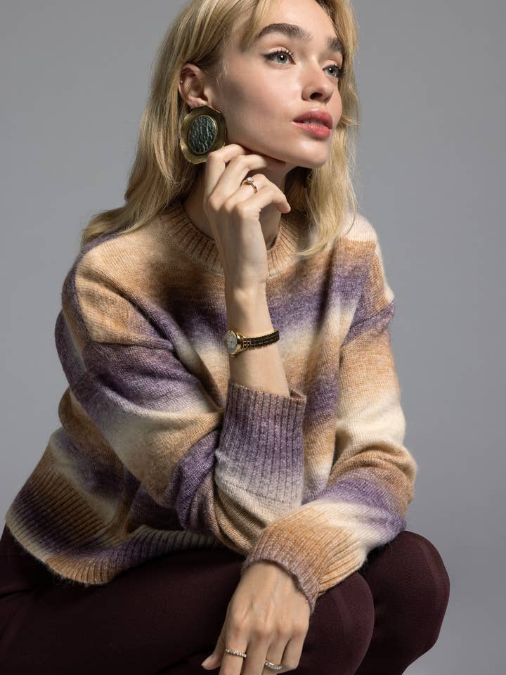 Weekend Los Angeles - Wholesale Knit Sweater - Women's - Cropped Knit Sweater - RAVI SWEATER