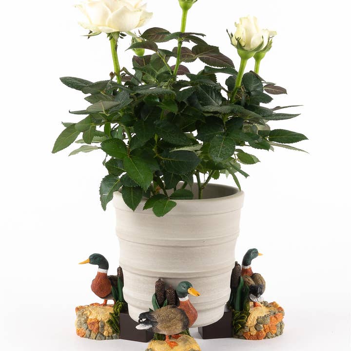 Mallard Duck Plant Pot Feet - Set of 3 for wholesale by Jardinopia UK