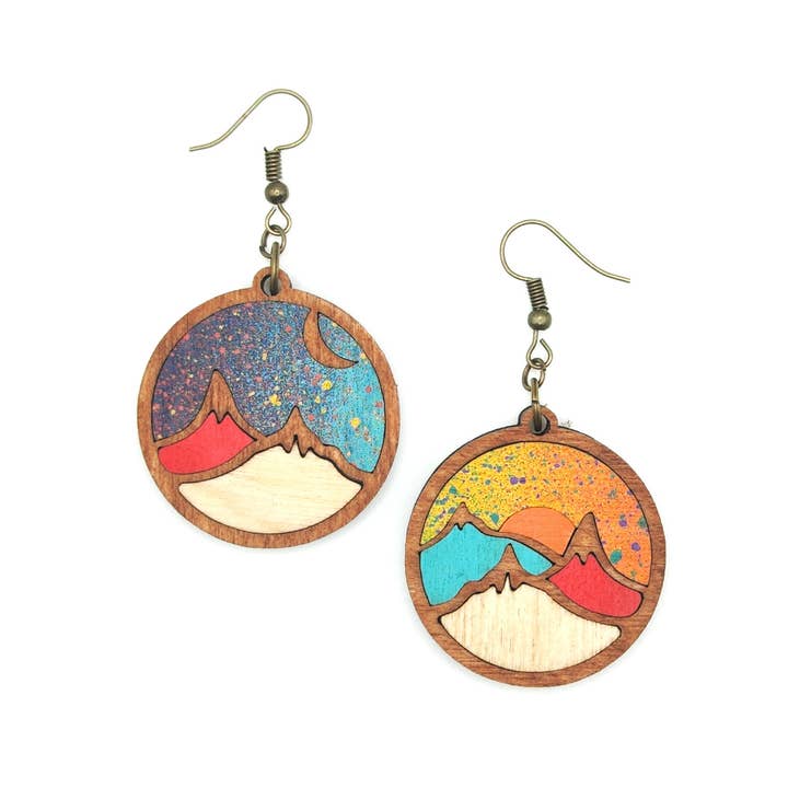 A.B.T - Mahogany Mix Blue & Yellow Sky (Sun & Moon) for wholesale by Skaüswood