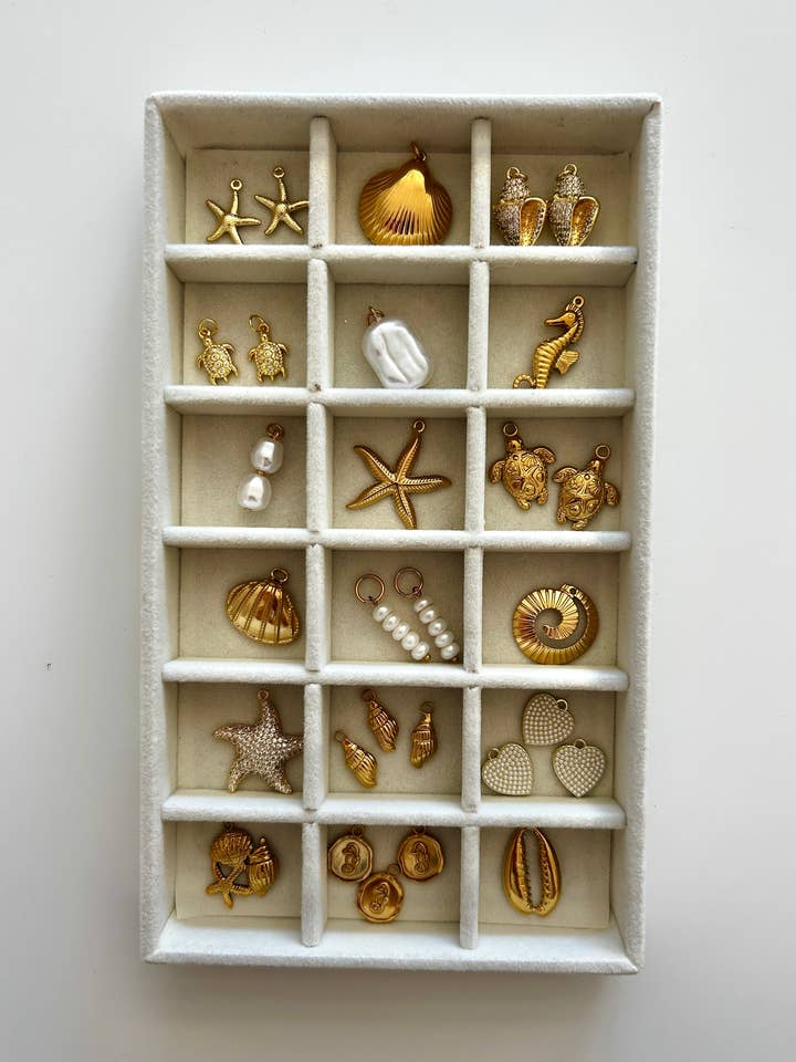 Ocean & Pearl Charms for wholesale by Coco Luna Collection