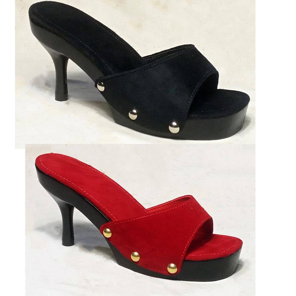 OMES – wholesale High heels – Women’s – Nikky V3: Velvet Stiletto Heels Pump Sandal Hand-Made Suede0