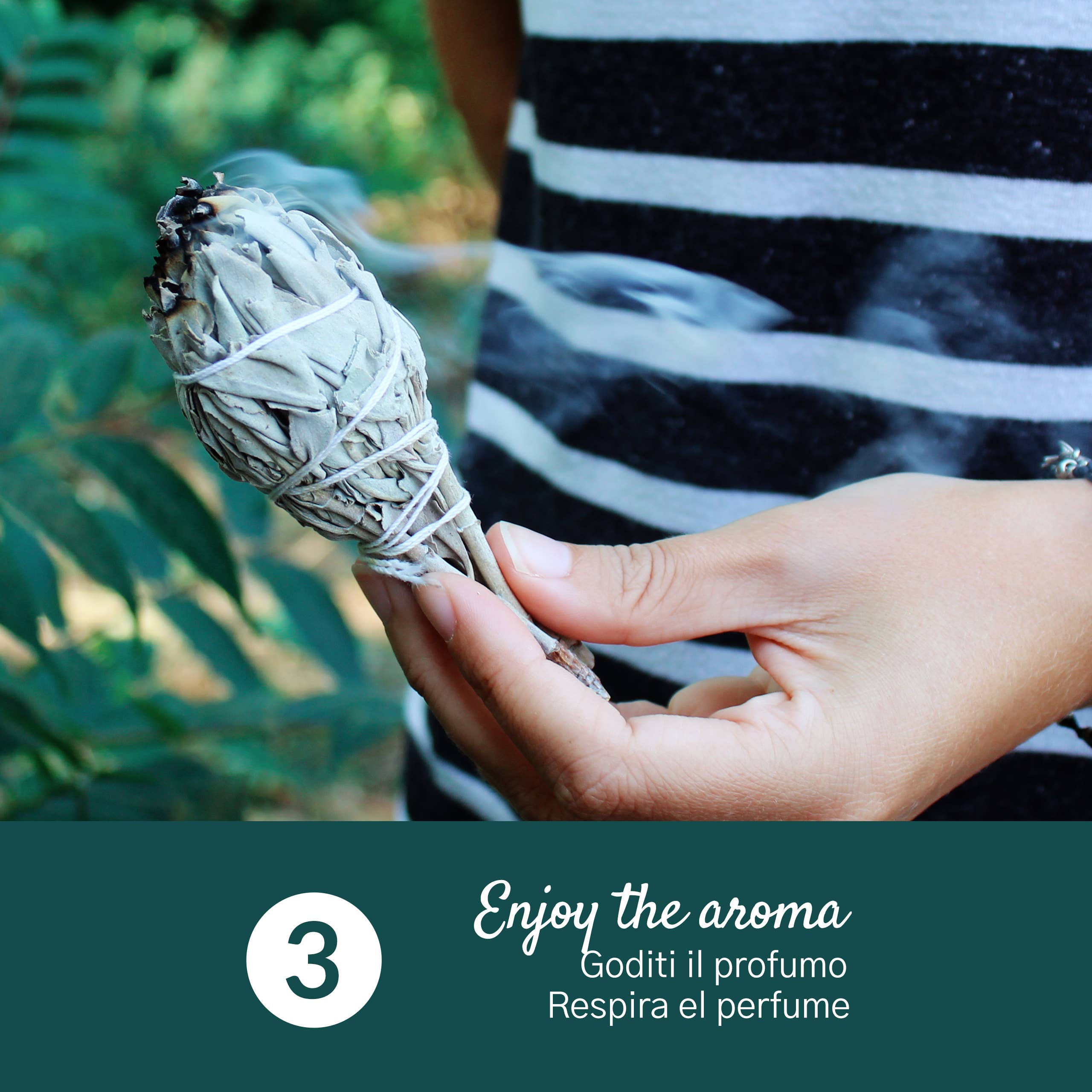 Herborea srl - Wholesale Sage Bundle - White Sage Smudge - 2 pcs5