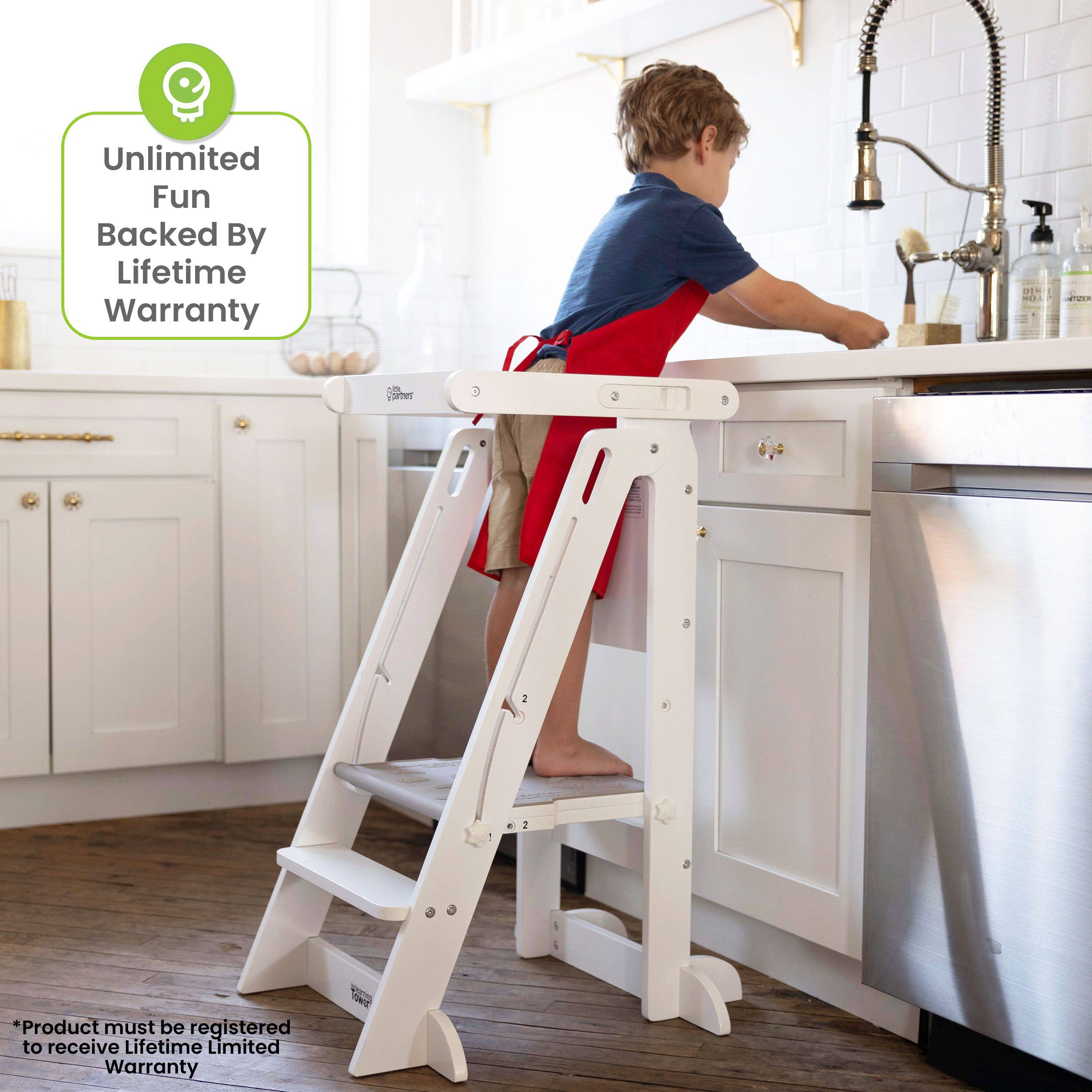 Little Partners - Vendita all'ingrosso Giocattolo in legno - Bambini - Torre di Apprendimento Pieghevole Learn ‘N Fold® per Bambini31