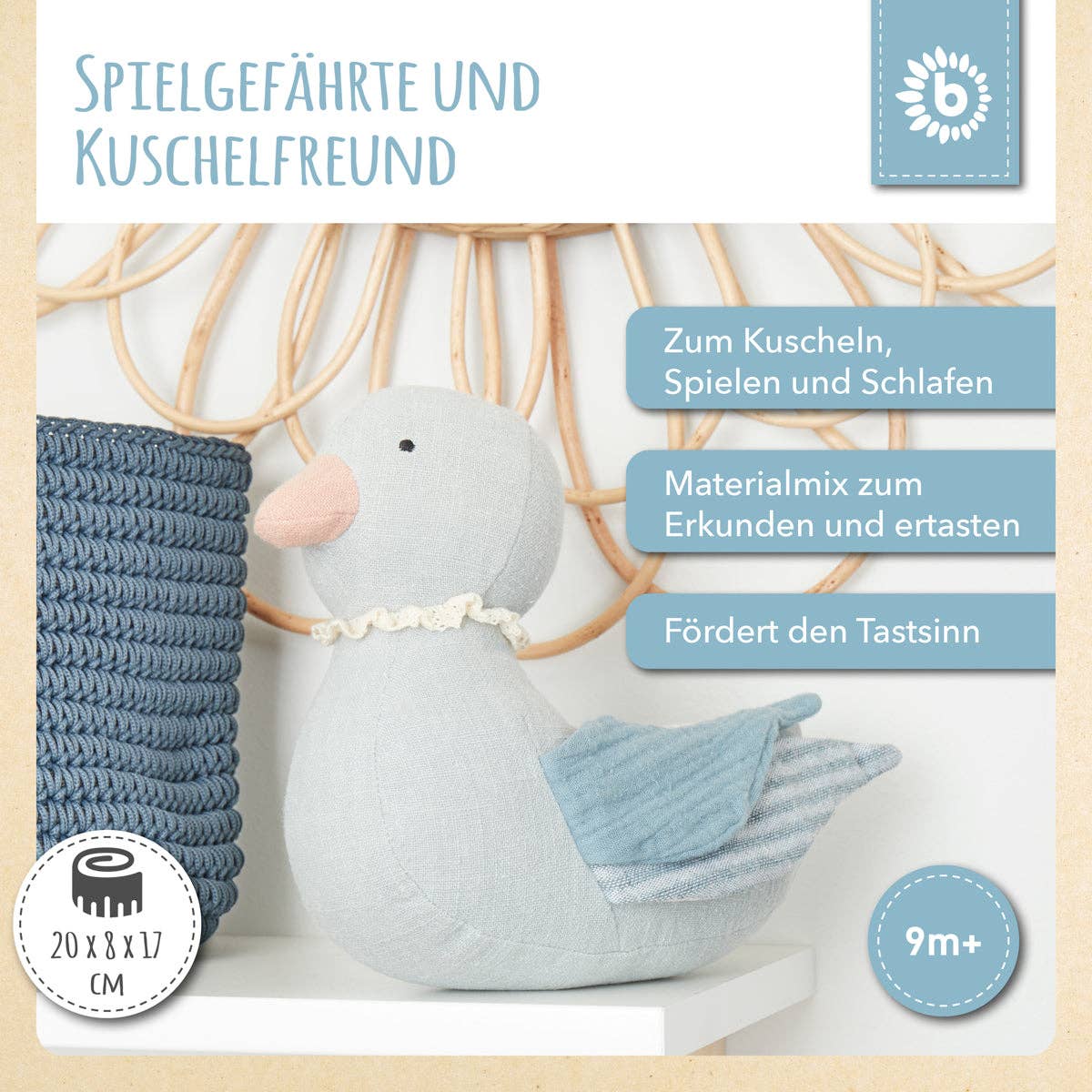 Bieco Spielwaren - Vendita all'ingrosso Peluche - Bambini e neonati - Peluche anatra4