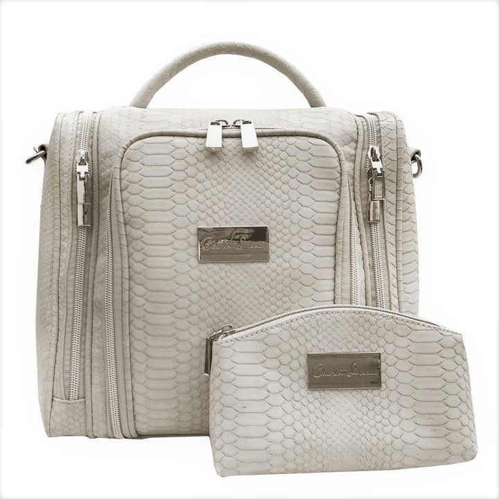 Trousse de toilette universelle CL Diamond - Gris pour la vente par CharlottLinnéa