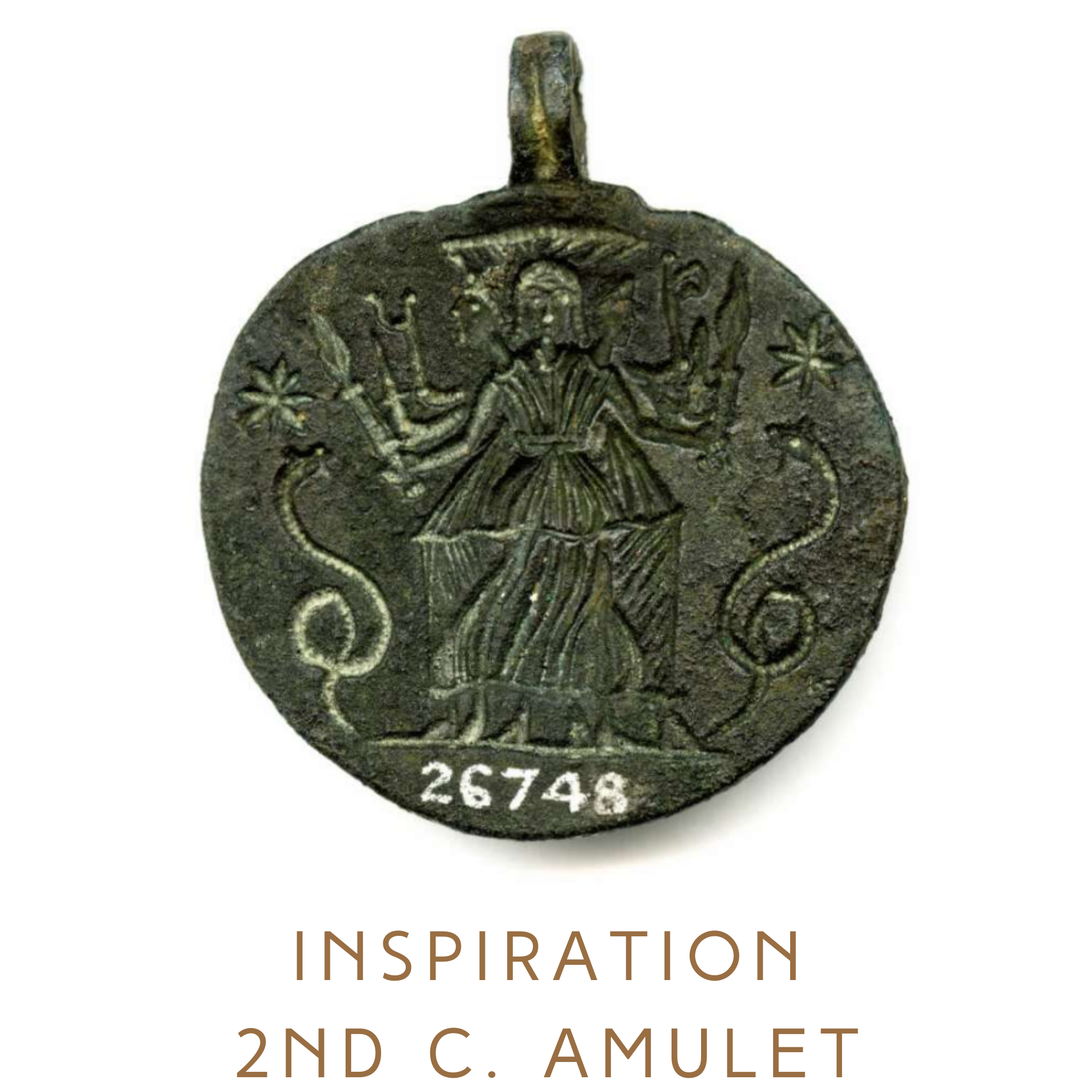 Vis a Vis Jewelry – Colar pingente/pendente por atacado – Colar Moedas Hecate - Esculpido à Mão2