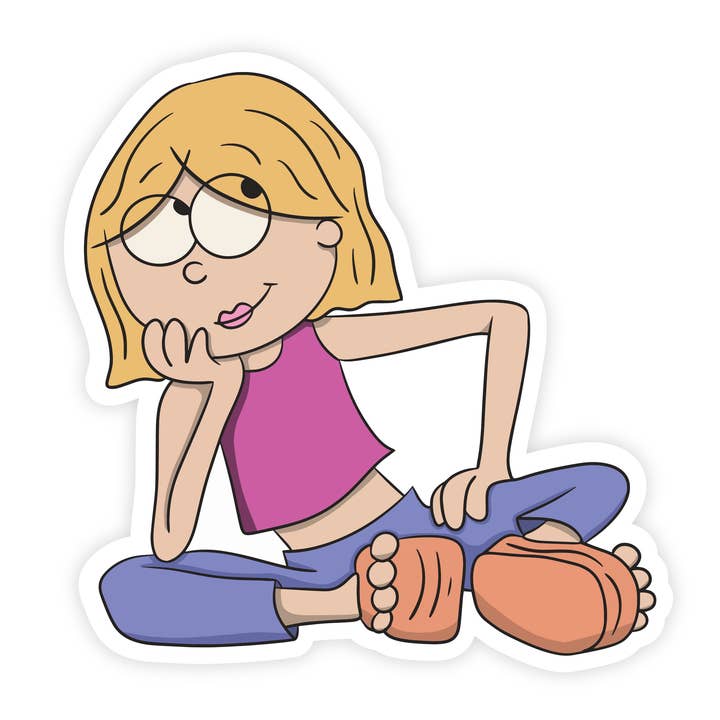 Simple Whimsy - Vente Autocollants pour téléphone et ordinateur portable - Lizzie - Autocollant Vinyle Rétro Années 20000