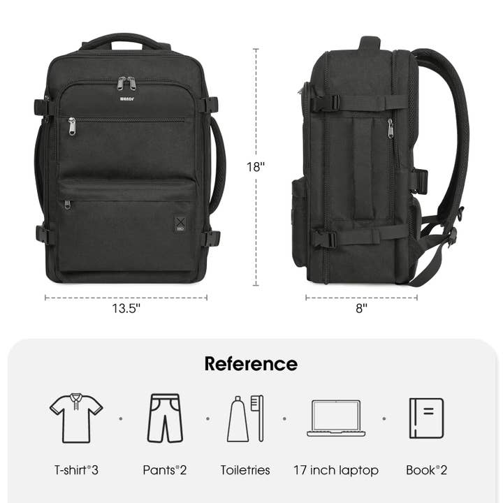 wandf - Wholesale Backpack - Unisex - Laptop Backpack 17 Inch with Wet Pocket For Spirit Airlines2