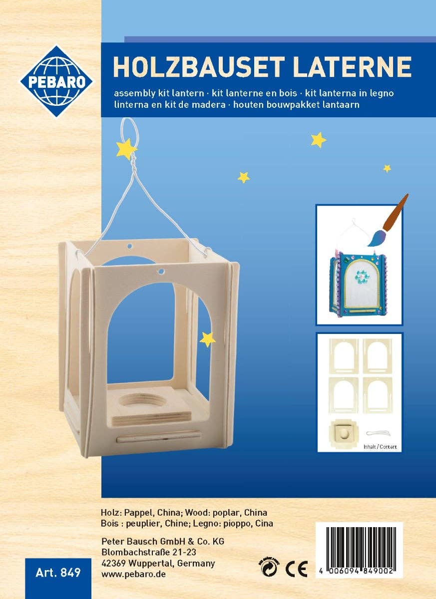 Die Werkkiste - Wholesale DIY Craft Kit - Wooden Lantern Kit for Self-Design