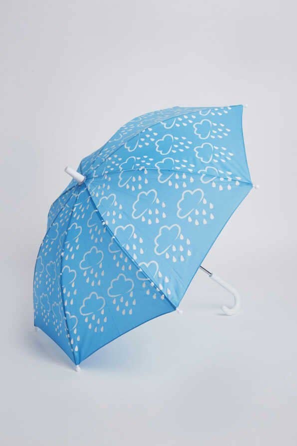 Grass & Air – wholesale Umbrella – kids – Baby Blue Little Kids Colour-Revealing Umbrella1
