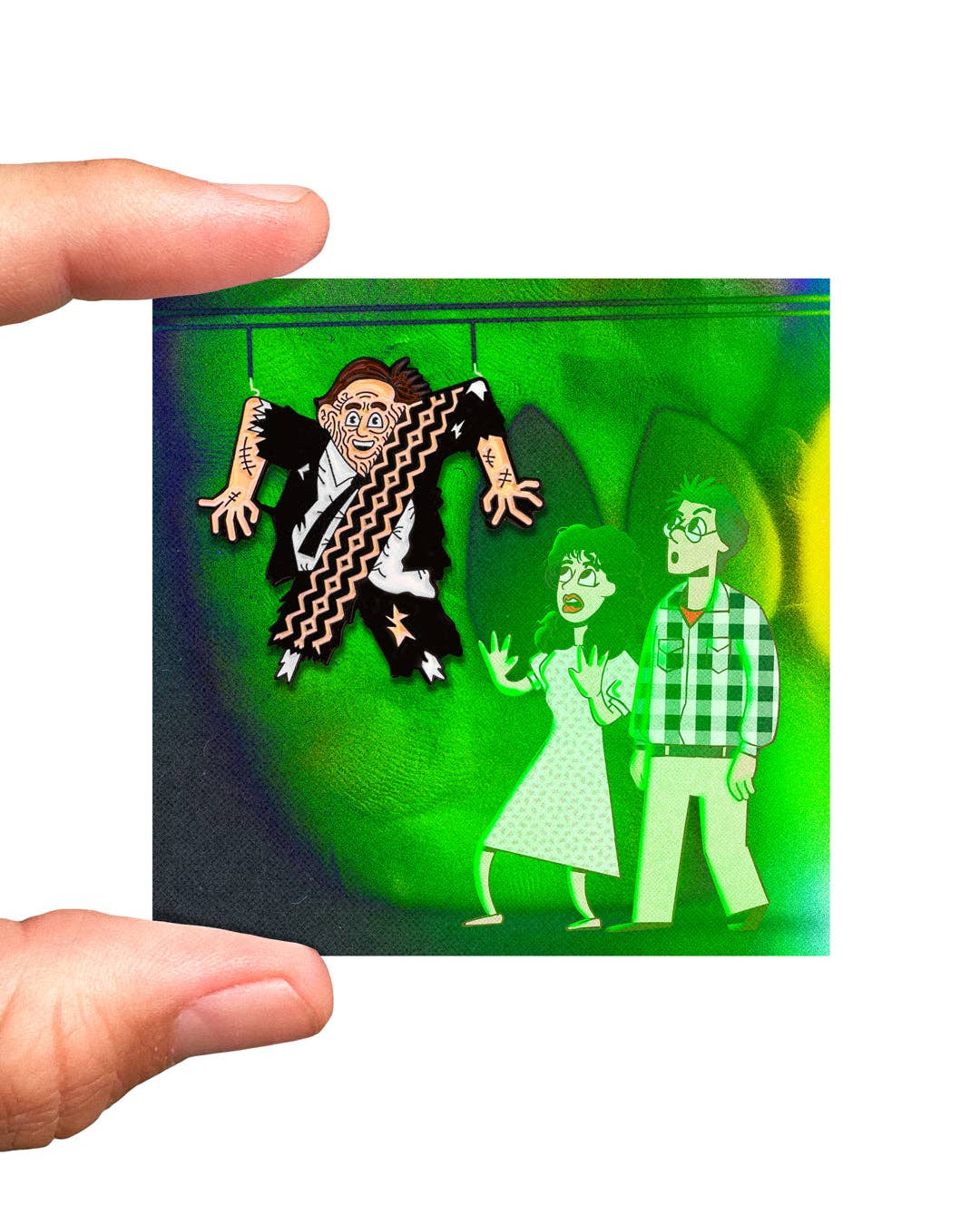 Midnight Dogs – wholesale Nål och knapp för kavajslag – Beetlejuice Roadkill Man - Emaljpin