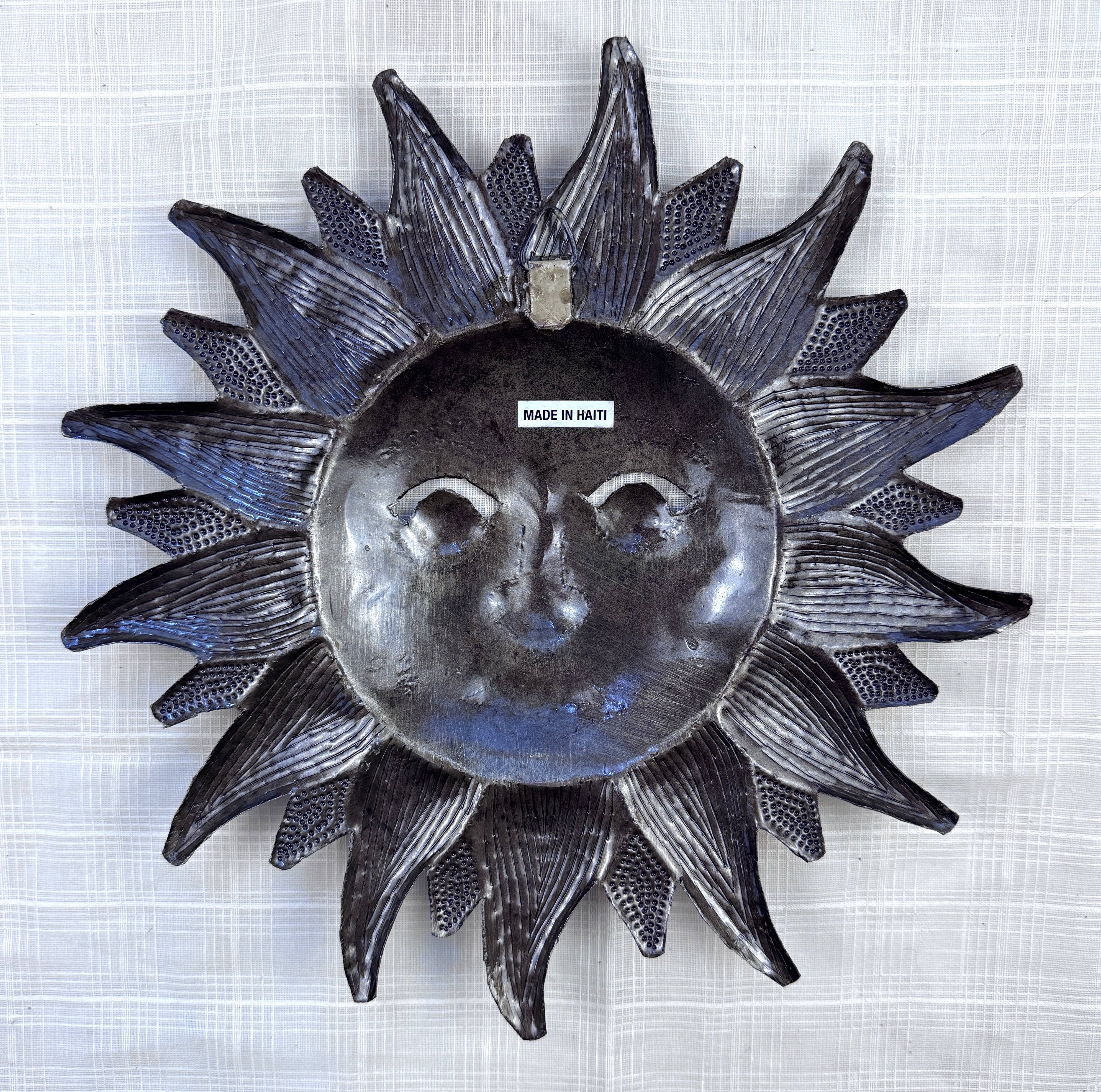 Tesoros Trading Company - Wholesale Wall Accent - Medium  Metal Sun, Haiti1