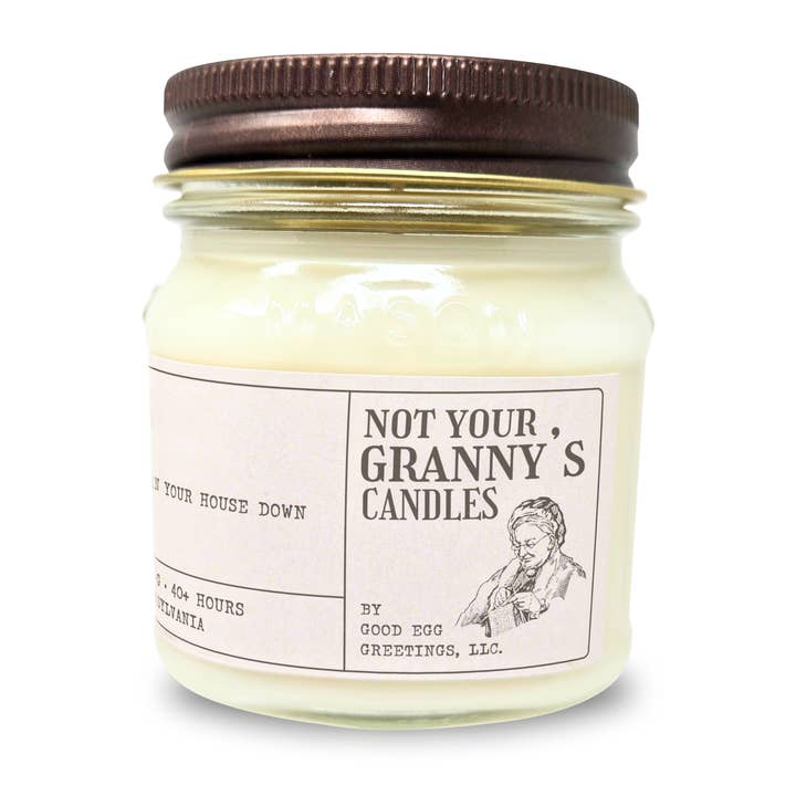 Sleazy Greetings - Wholesale Novelty candle - Our Friendship Is Like This Candle - Funny Candle 8oz Soy3