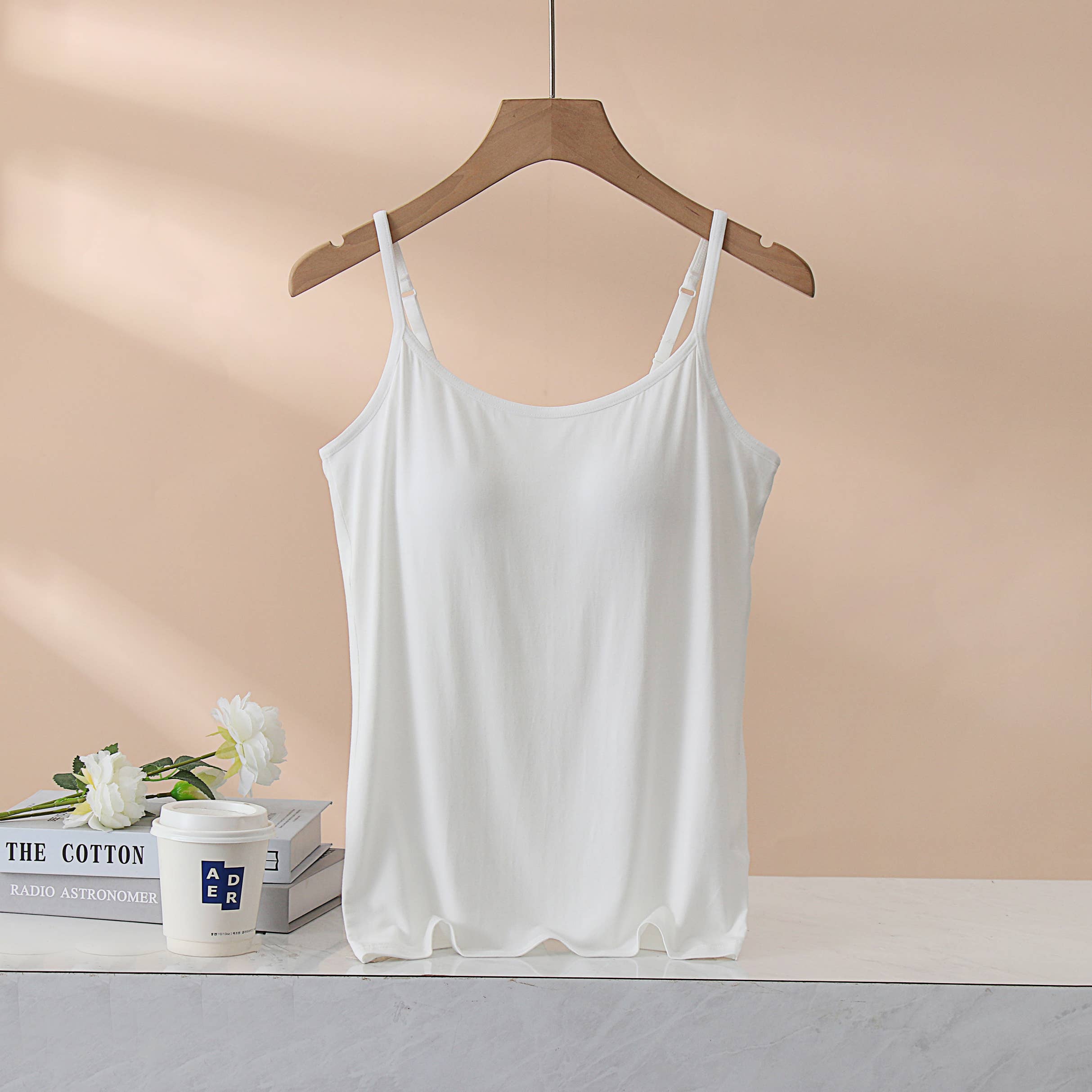 Rosa Clothing - Wholesale Camisole - Women's - built-in bra camisole top3