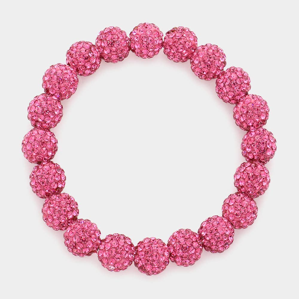 Sensibling Corp. – wholesale Beaded bracelet – Shamballa Ball Beaded Stretch Bracelet8