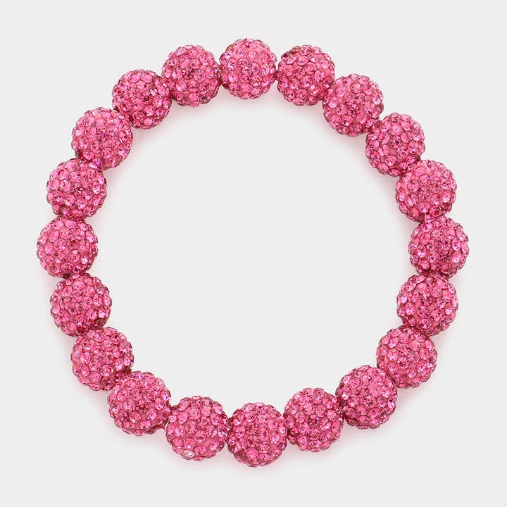 Sensibling Corp. – wholesale Beaded bracelet – Shamballa Ball Beaded Stretch Bracelet8