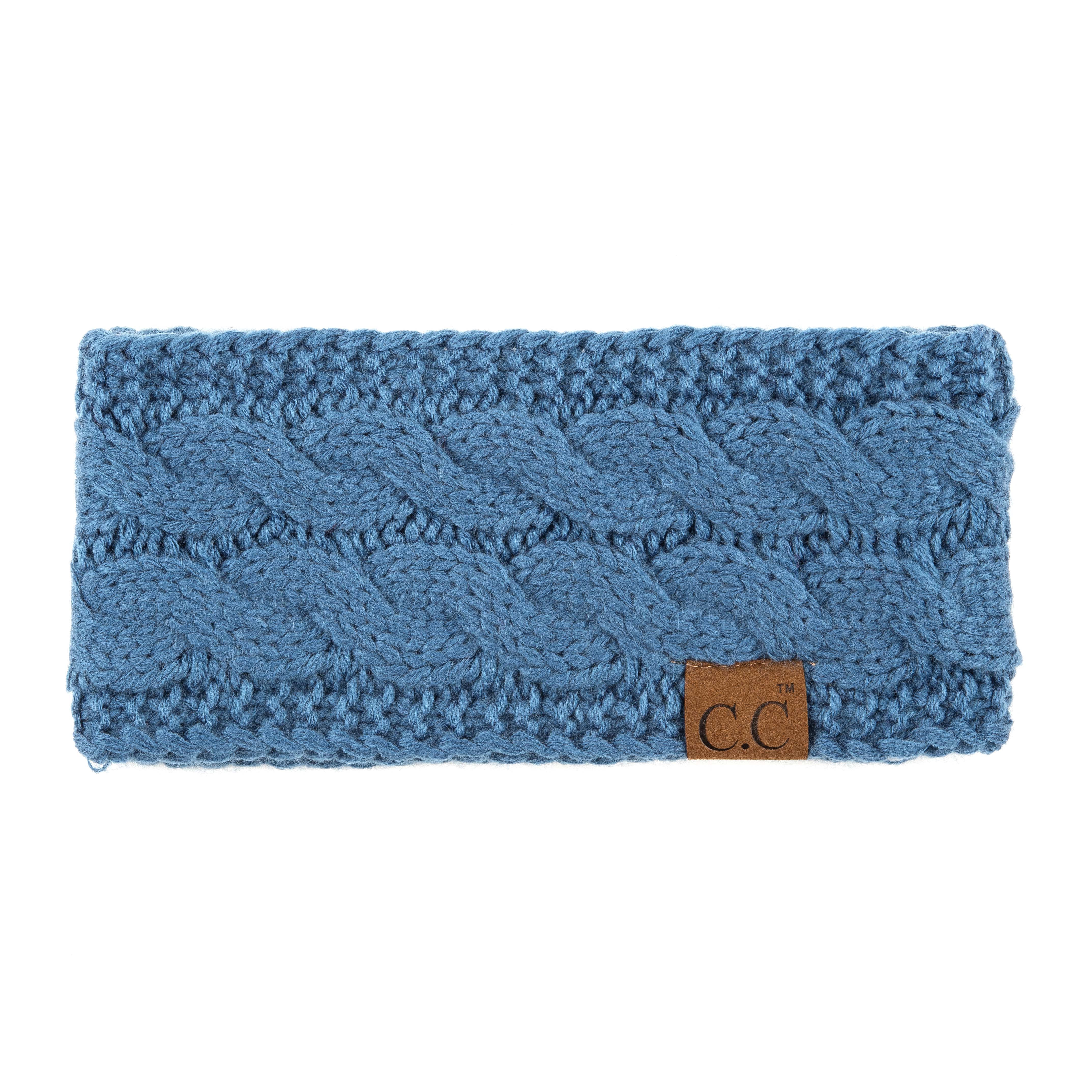 Truly Contagious - Wholesale Fashion Headband - Women's - CC Cable Knit Lined Headwrap ( HW-20 )5