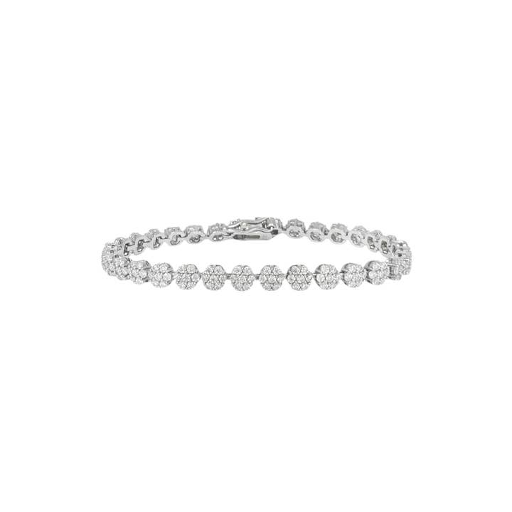 Moonflower Moissanite Bracelet for wholesale by El&Elle