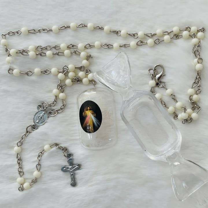 Oremus Mercy – wholesale Bönehalsband – Godispappersrosenkrans 18"