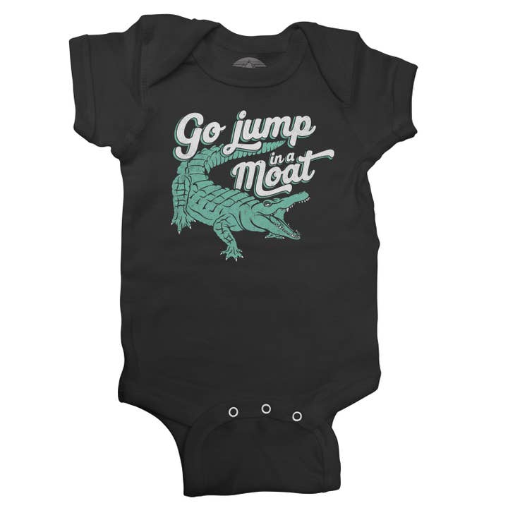 Boredwalk - Wholesale Bodysuit (Non-Footed) - Baby - Go Jump in a Moat Infant Bodysuit1