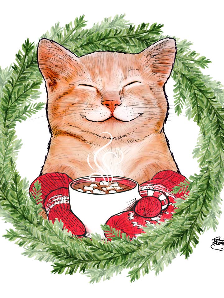Cocoa Kitty #246 for wholesale by Shawn Braley Illustration