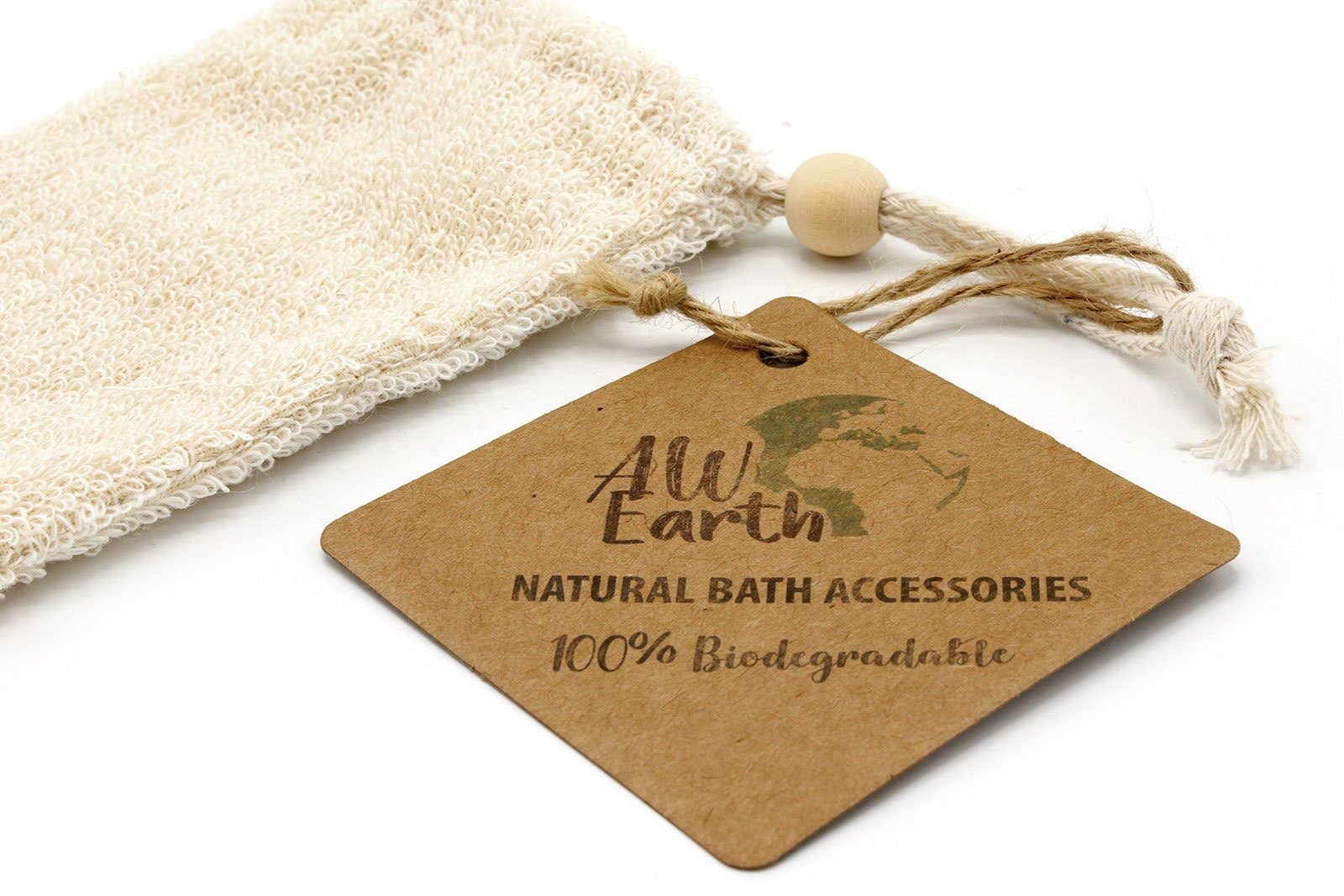 AW Artisan - Vente Porte-savons de bain - Lot de 10 sacs à savon naturels en rami3