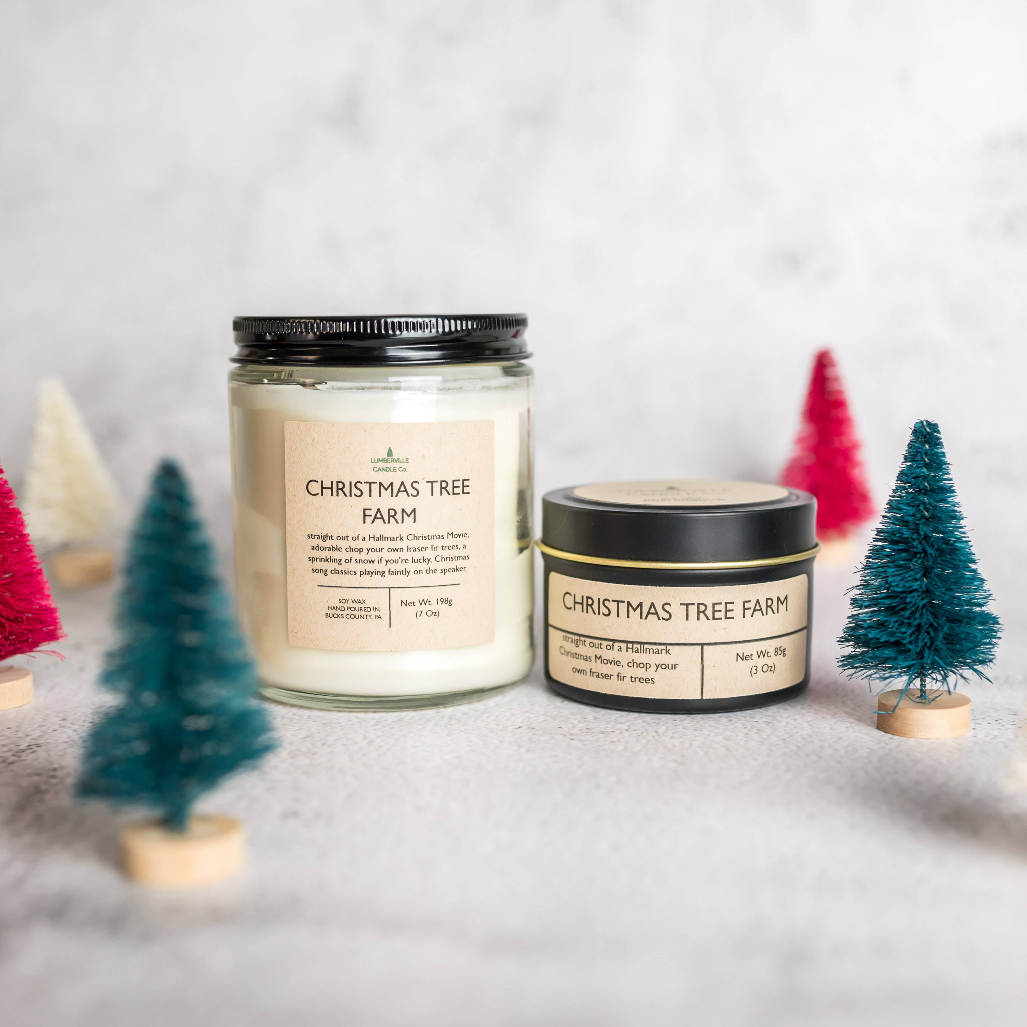 Lumberville Candle Co. – wholesale Jar/filled candle – Christmas Tree Farm3