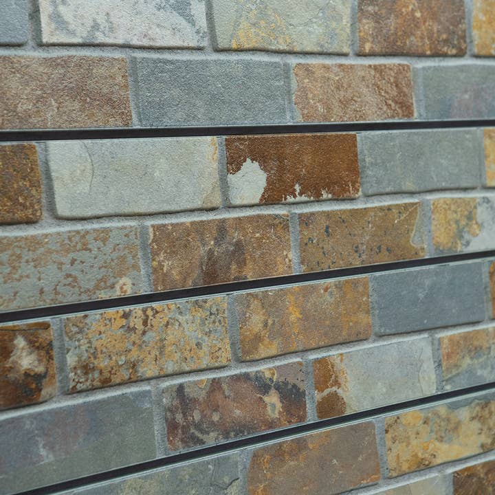 Ninth & Vine - Wholesale Decorative Panel - Slatwall - Brick (Set of two 24" H X 48" L Panels)11