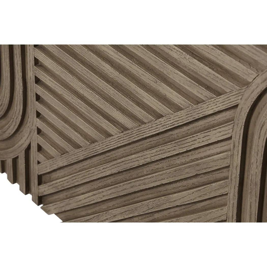 LOOMLAN - Vente Tables d'appoint - Table carrée Serenity - Table d'appoint extérieure marron7