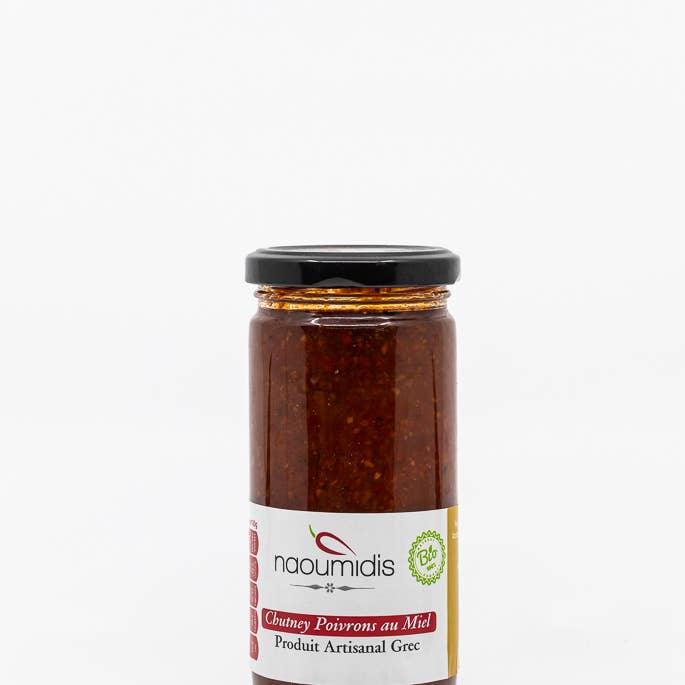 Helene Delices Grecs – wholesale Chutney – Ekologisk paprikachutney med honung 260g