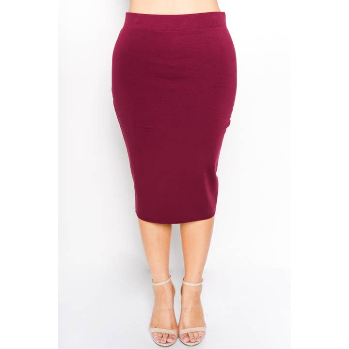 PLUS SIZE PENCIL SKIRT for wholesale by Curve Market