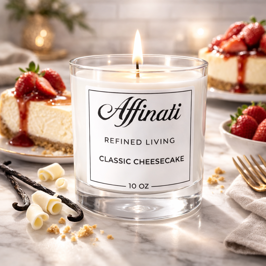 Affinati - Wholesale Jar/Filled Candle - Classic Cheesecake Original Candle1