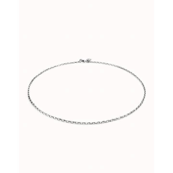 Plateado Cadena corta de aleación de metal chapada en plata de ley de venta al por mayor en Faire