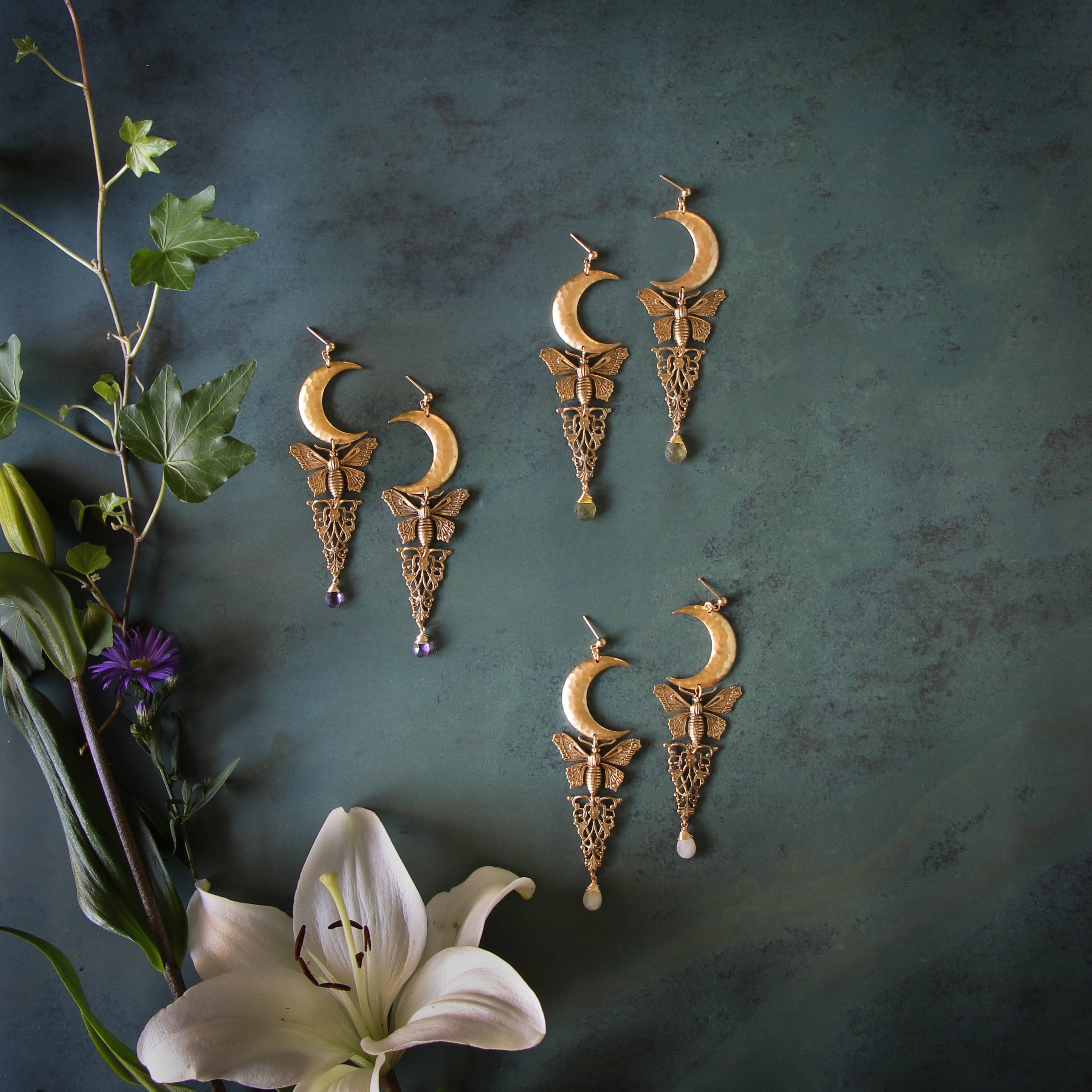 Trollbinde – Großhandel Ohrhänger – Motten und Mond Mystic Ohrringe2