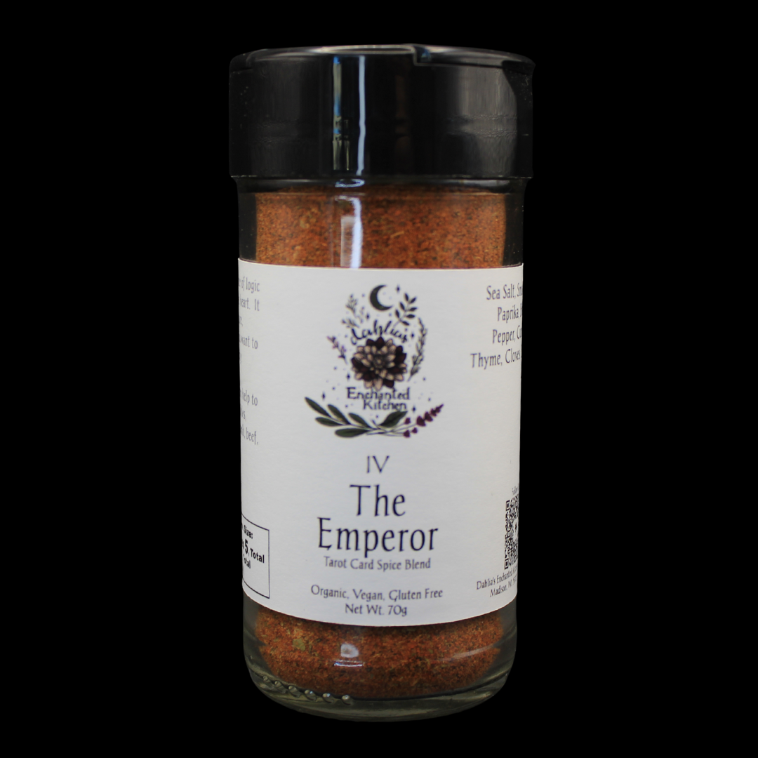 Dahlia's Enchanted Kitchen – wholesale Dried spice mix – The Emperor - Tarot Card Culinary Spice Blend0