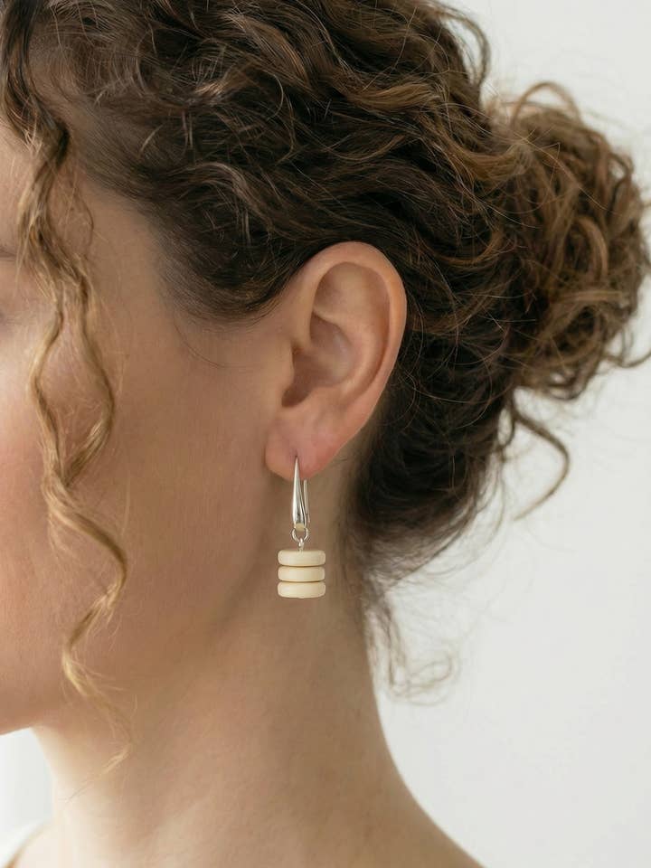 Orecchini Manaus per la vendita all'ingrosso da parte di Pretty Pink Eco-Jewellery