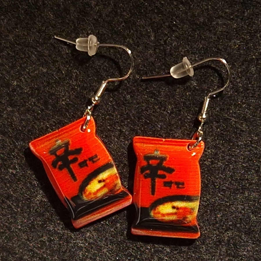 Animania – wholesale Hängande örhängen – Ramen Instant Noodle-örhängen0