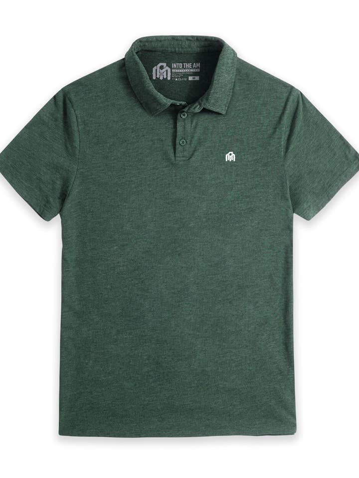 INTO THE AM - Wholesale Polo - Men's - Men's Short Sleeve Polo Shirt (Branded)50