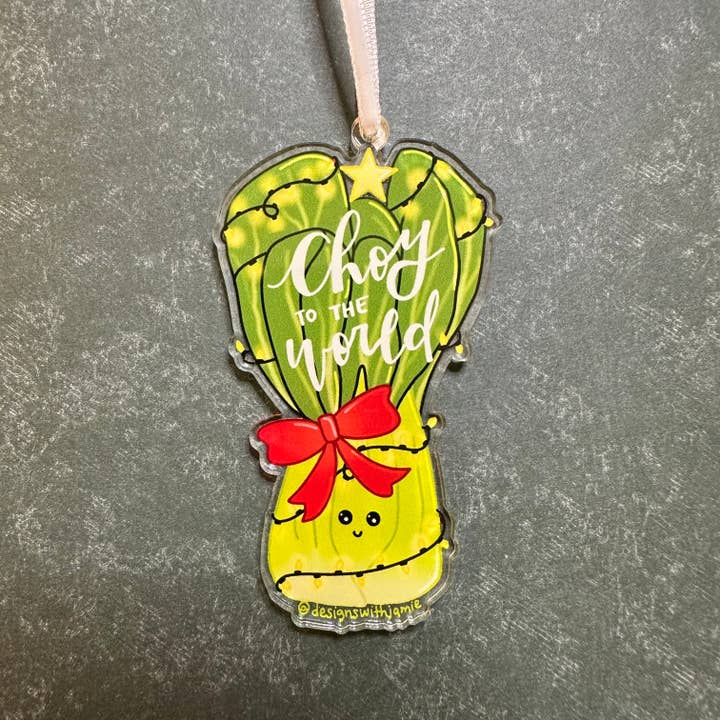 Adorno de Navidad 2025 Choy para el Mundo para venta al por mayor de Designs with Jamie