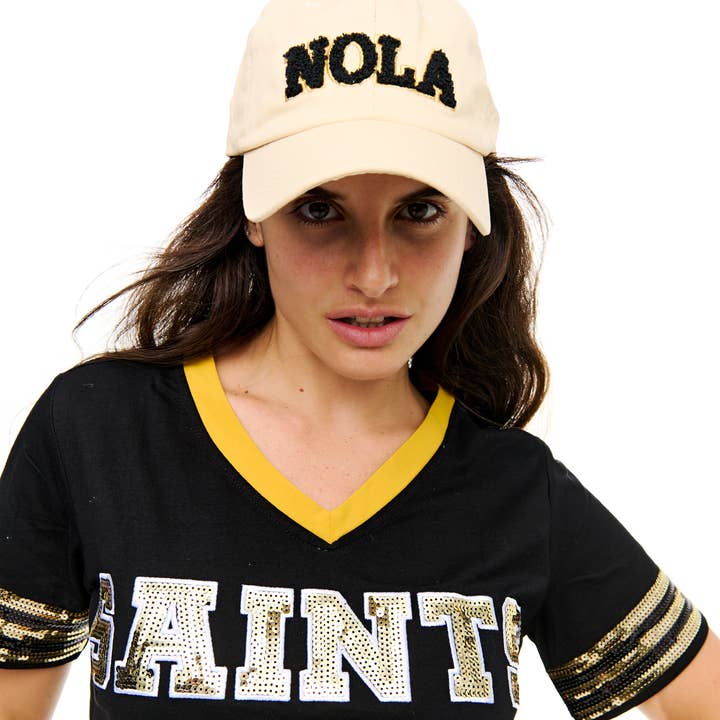 Pailletten SAINTS Hemden schwarz für den Großhandel von SongLily